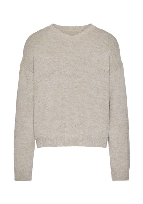 maglione v-neck uomo beige MAISON MARGIELA | S50HN0019 M13152003F